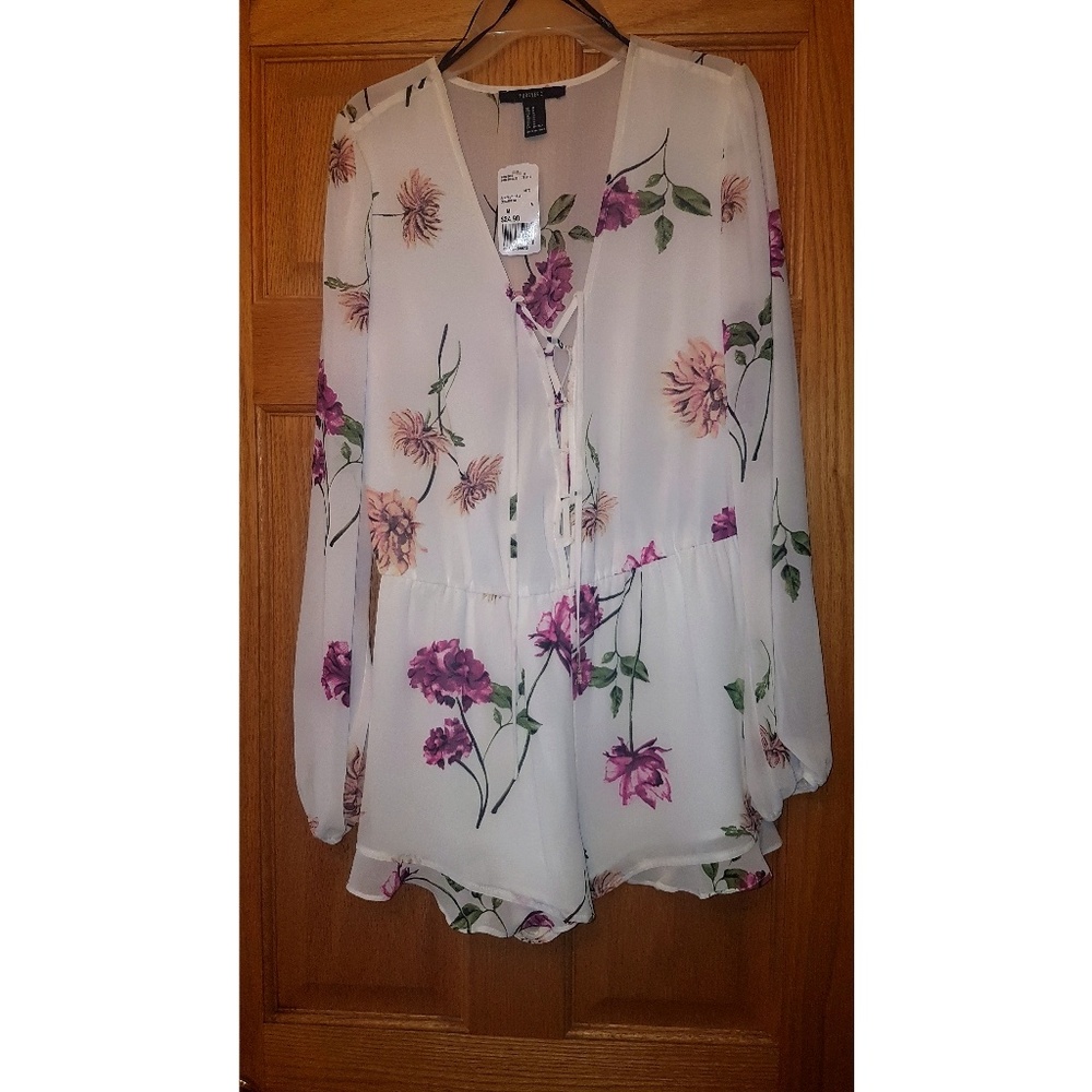 Forever21 long sleeve romper